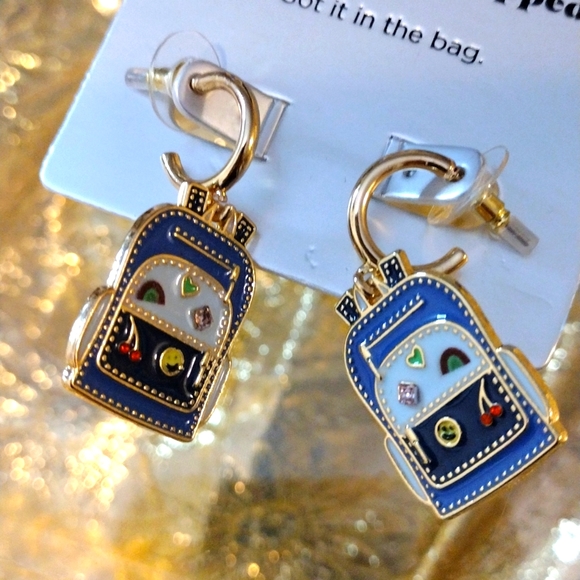 Bauble Bar backpack earrings